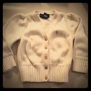 Polo sweater 2T Cream